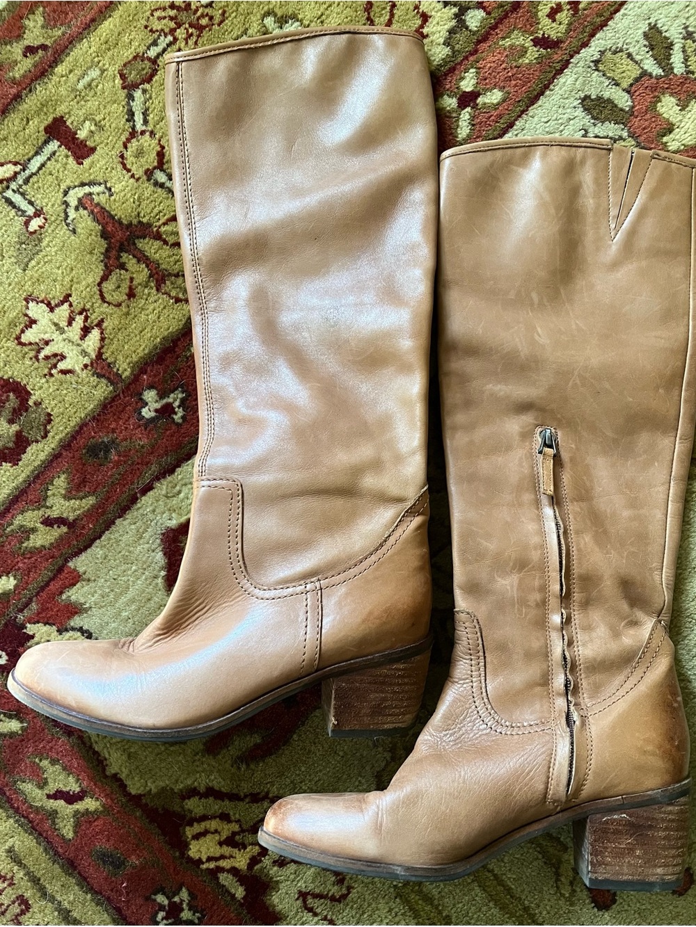 Tan Leather Boots